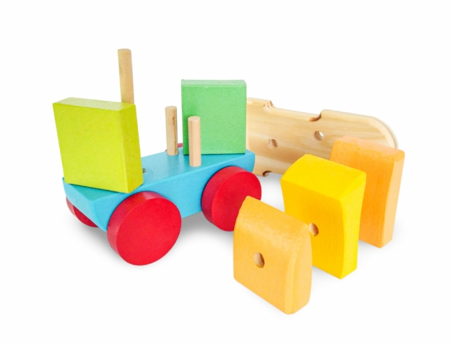 Mini Camión Carga – Juego de Construcción en Madera - Imagen 2