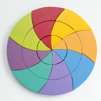 Círculo Goethe Viajero Clásico – Puzzle de Madera Didáctico y Artístico