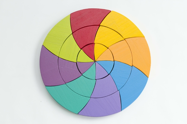 Círculo Goethe Viajero Clásico – Puzzle de Madera Didáctico y Artístico