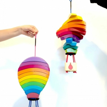 Globo Bartolomeu Clásico – Juguete Educativo en Madera