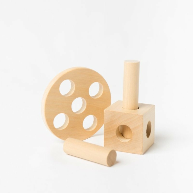 Set de Encastre de Madera - Juguete Educativo Montessori