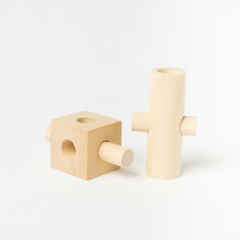 Set de Encastre de Madera II - Juguete Educativo Montessori