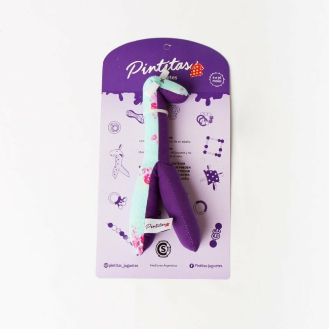 Jirafa de Tela - Juguete de Apego y Juego Libre - Imagen 2