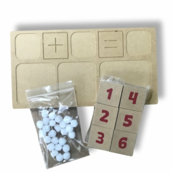 Tablero Montessori de Sumas y Restas – Juego Matemático Interactivo